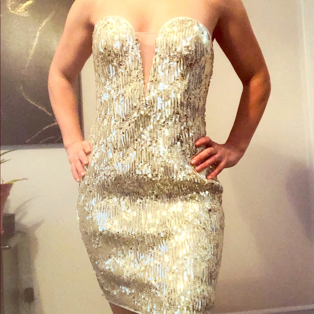 Aiden Matrix sequin dress